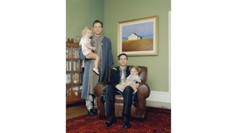 Familienportrait mit zwei Vätern