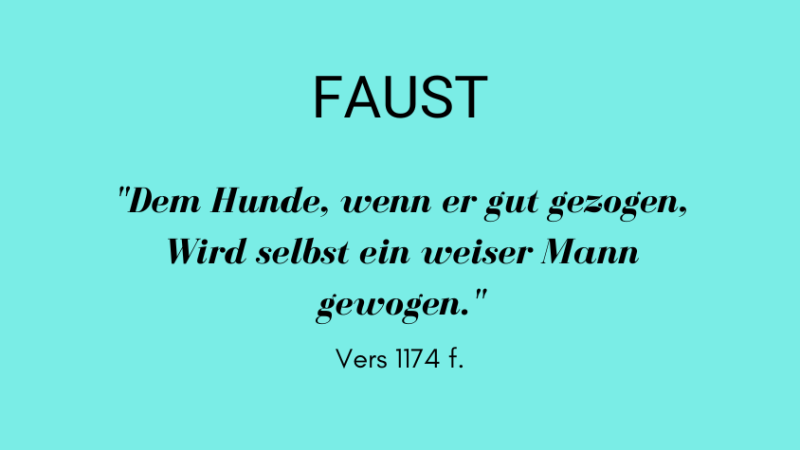 Zitat aus Faust