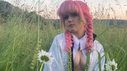 Saki als Mitsuri aus "demon slayer"