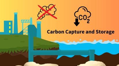 Carbon Capture and Storage Illustration