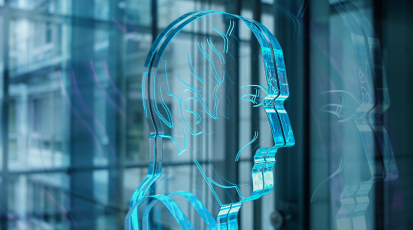 Leibniz-Preis Büste aus Glas