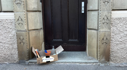 Fundstücke am Straßenrand. Dinge weiterverschenken.