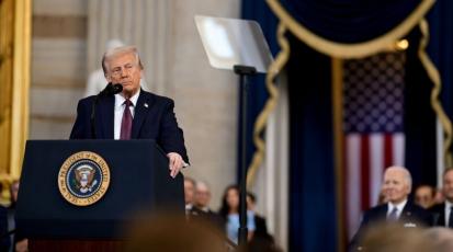 Trump hält eine Rede