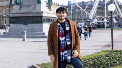 Mustafa Arab im Porträt