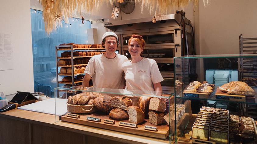 Sophie und Julius Henne - Gründer der Bäckerei "Brotique"
