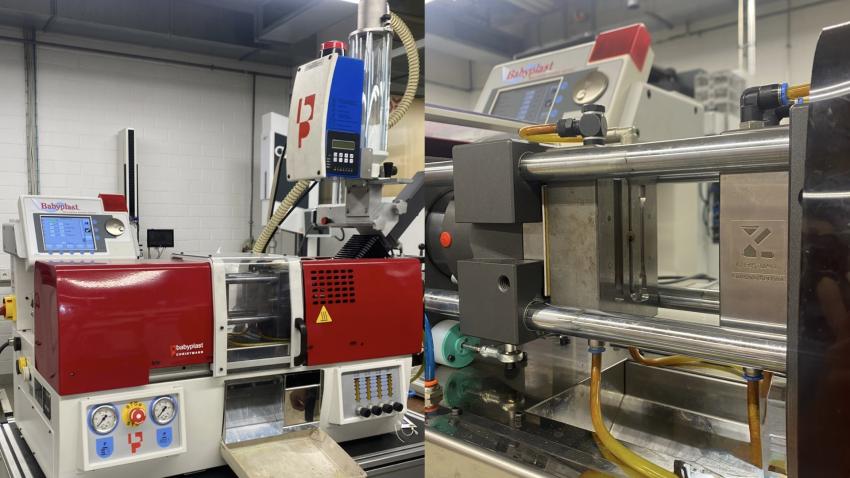 Die Spritzgussmaschine "Babyplast"