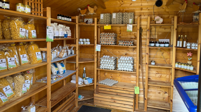 Der Hofladen des Koberhofs.