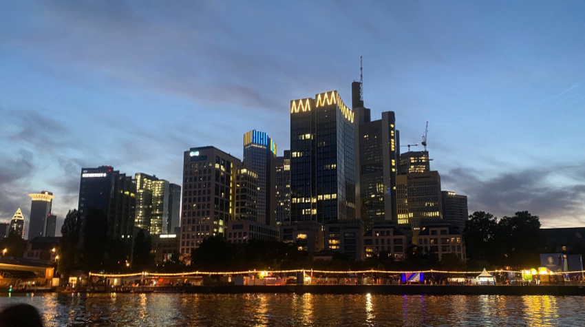 Finanzdistrikt in Frankfurt