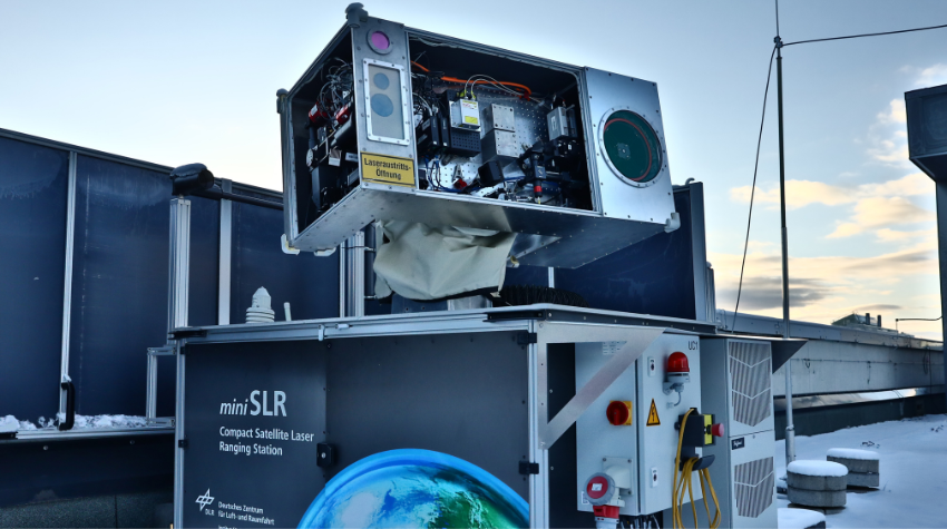 Mobile Station für Satellite-Laser-Ranging