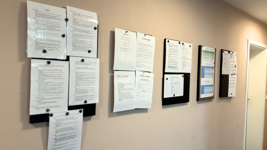 Bild von Regelblättern 