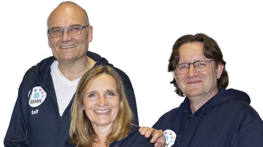 Gruppenfoto von Prof. Dr. Ketter, Prof. Dr. Urbschat und Prof. Dr. Oertel.