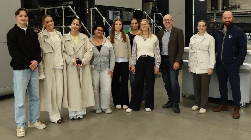 Besuch der Studierenden im Werk vom Druckmaschinenhersteller Koenig & Bauer in Würzburg
