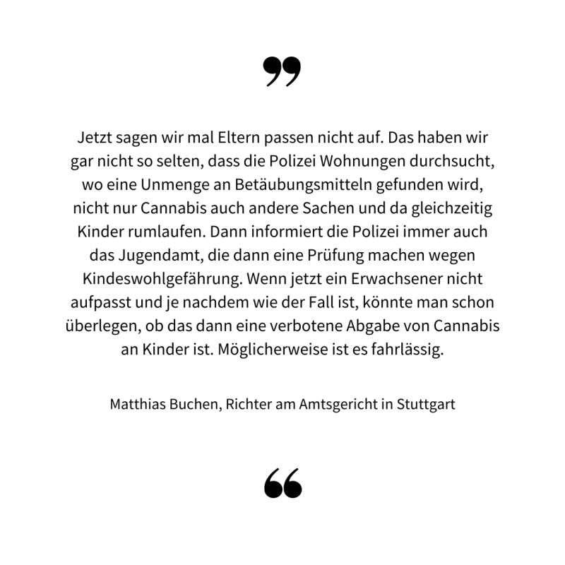 Zitat des Richters am Amtsgericht in Stuttgart