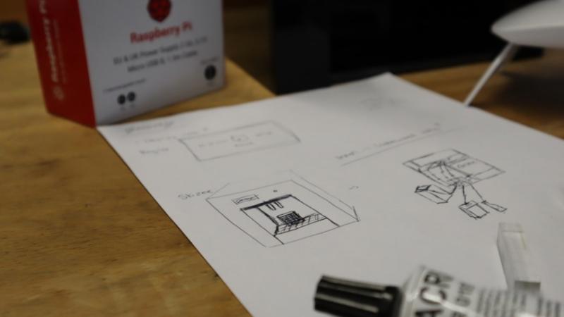 Skizze des Matcha-Automaten