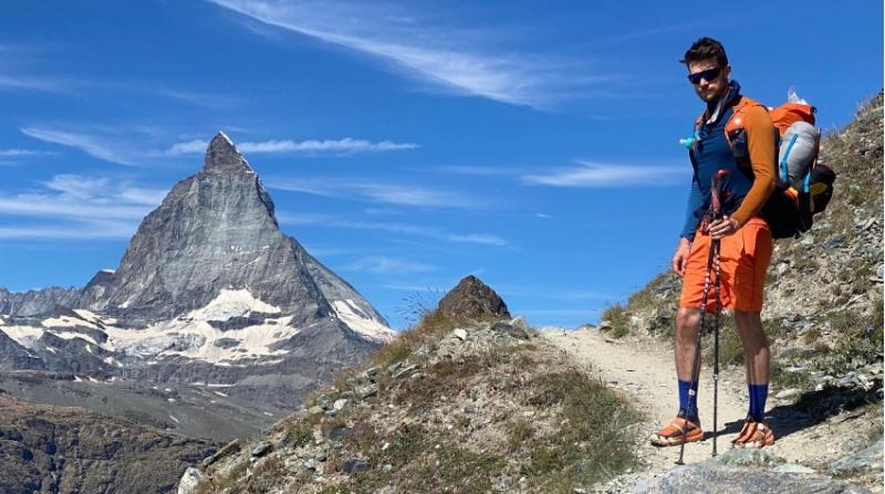 Jerome neben dem Matterhorn