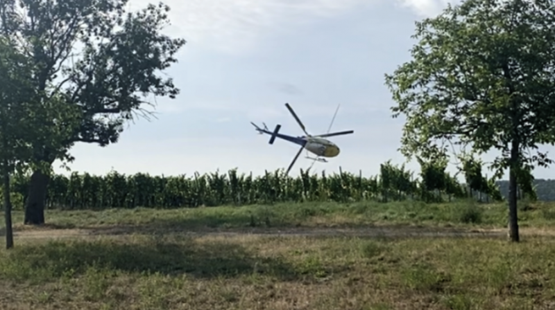 Hubschrauber im Flug